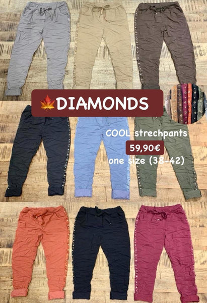 DIAMONDS COOL strechpants 59,90€
