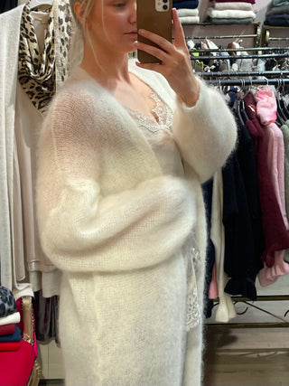 Mohairneuletakki ( maxi) Charlotté