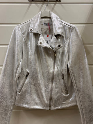 BIKER ROTSI shiny silver