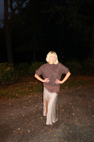 Satiinihame polkadot