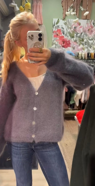 Mohair Neuletakki Alyssa