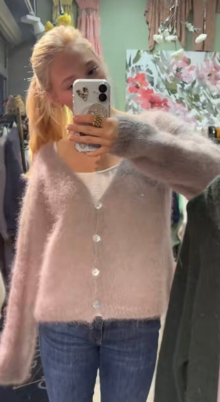 Mohair Neuletakki Alyssa