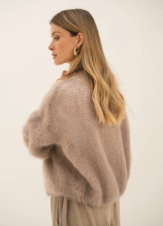 Mohairneuletakki Sophie