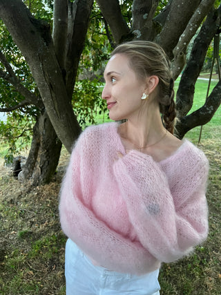 Mohairneuletakki Sophie