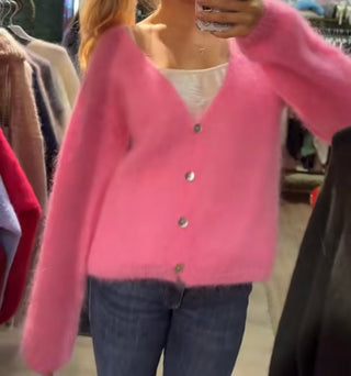 Mohair Neuletakki Alyssa