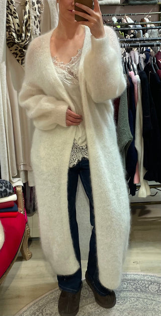 Mohairneuletakki ( maxi) Charlotté