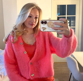 Kid Mohairneuletakki Sofi (napillinen)