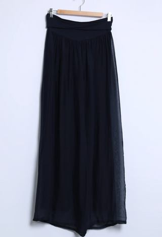 Silkkiviskoosi -housut Eden (pitkä lahje)