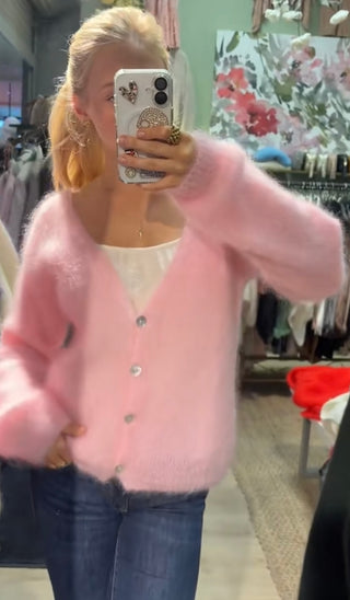 Mohair Neuletakki Alyssa