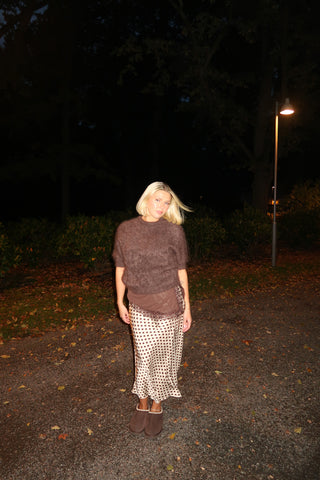 Satiinihame polkadot