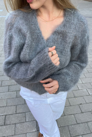 Mohairneuletakki Sophie