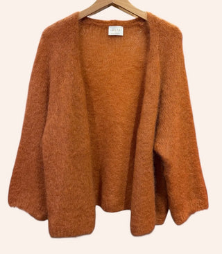 Kid mohair -neuletakki Adele