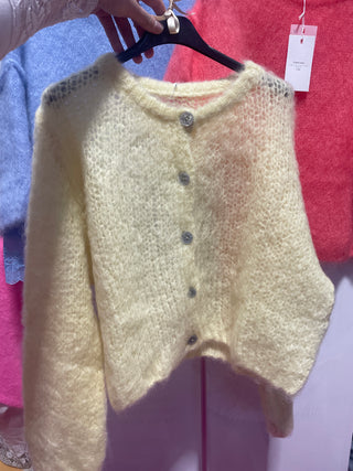 Kid Mohairneuletakki Sofi (napillinen)