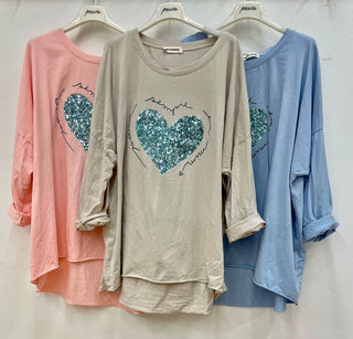Collegepusero (ohut) HEART