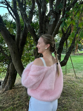 Mohairneuletakki Sophie