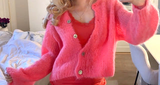 Kid Mohairneuletakki Sofi (napillinen)