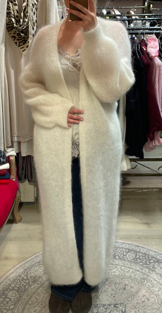 Mohairneuletakki ( maxi) Charlotté