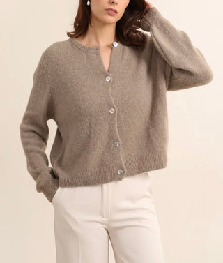 Alpakka neuletakki Tessa