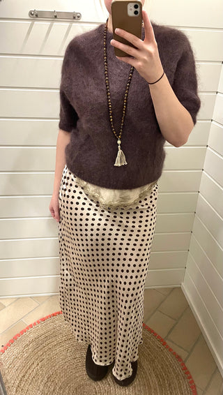 Satiinihame polkadot