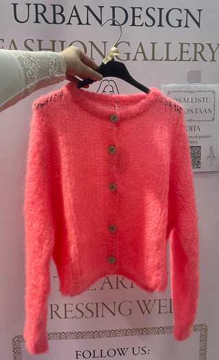 Kid Mohairneuletakki Sofi (napillinen)