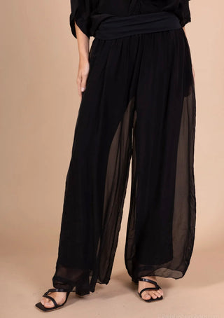 Silkkiviskoosihousut Summer