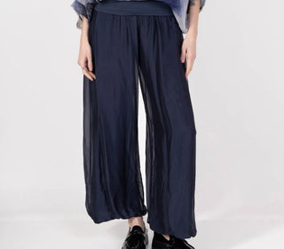 Silkkiviskoosi -housut Linda