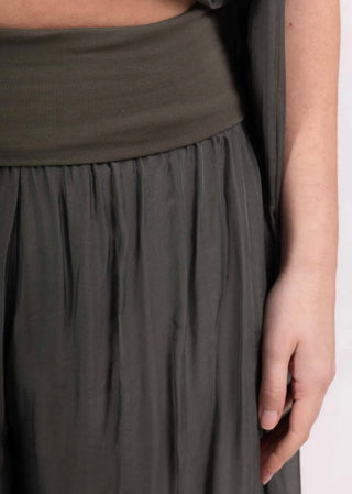 Silkkiviskoosi -housut Linda