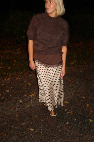 Satiinihame polkadot