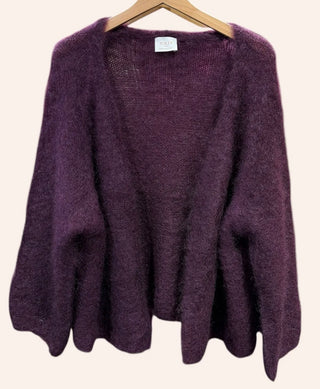 Kid mohair -neuletakki Adele