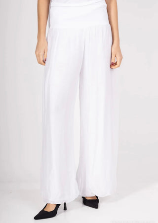 Silkkiviskoosi -housut Linda