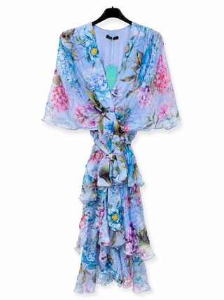 Silkkiviskoosimekko Odessa