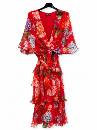 Silkkiviskoosimekko Odessa
