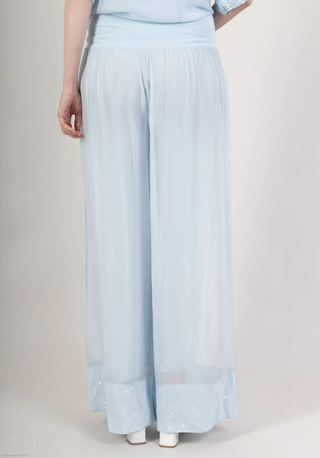 Silkkiviskoosihousut Stefanie