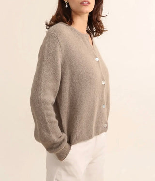 Alpakka neuletakki Tessa