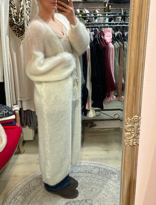 Mohairneuletakki ( maxi) Charlotté