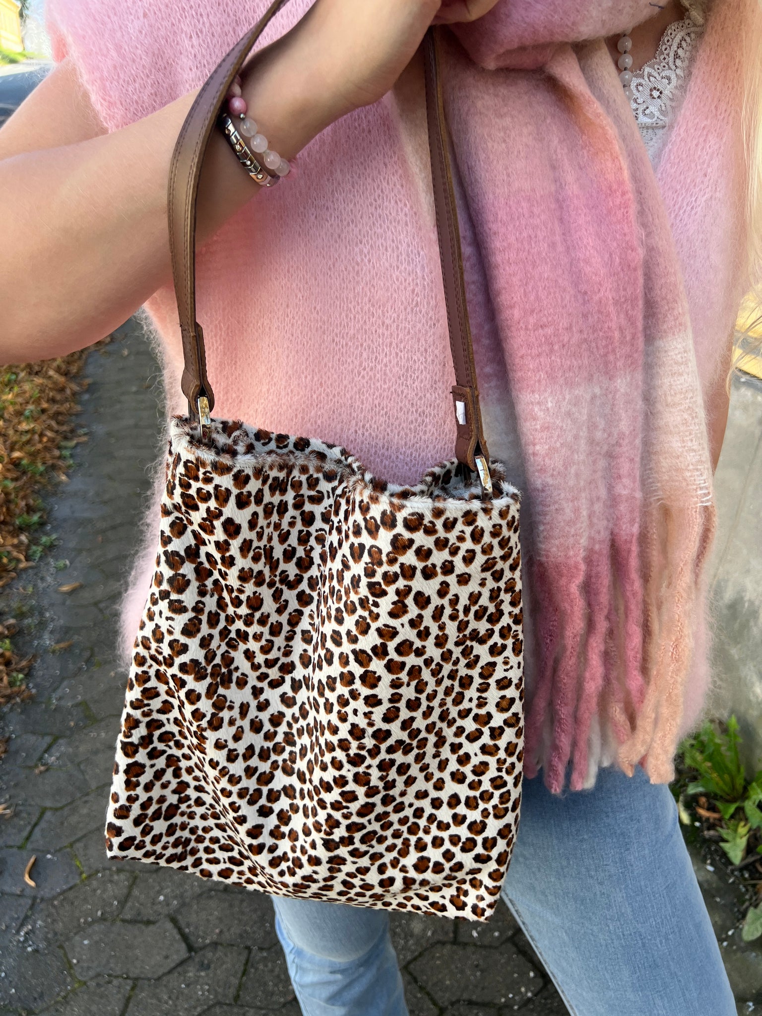 Animal print bag