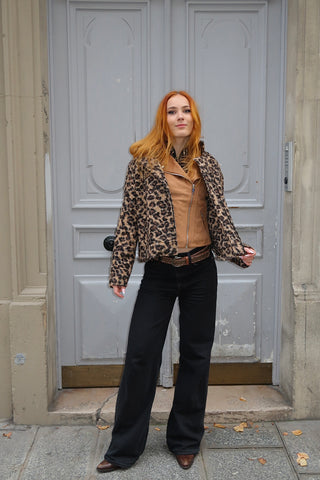 Villakangas biker takki leopard