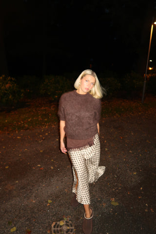 Satiinihame polkadot