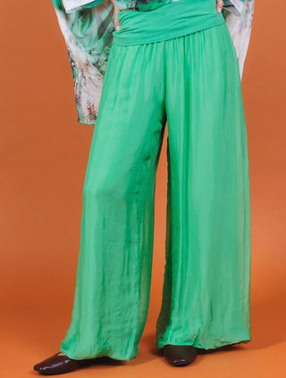 Silkkiviskoosi -housut Linda