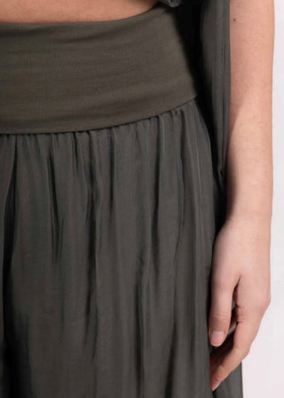 Silkkiviskoosi -housut Linda